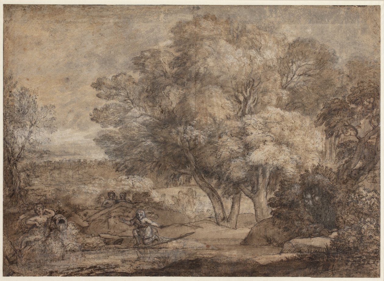 Paisagem com Narciso e Eco de Claude Lorrain