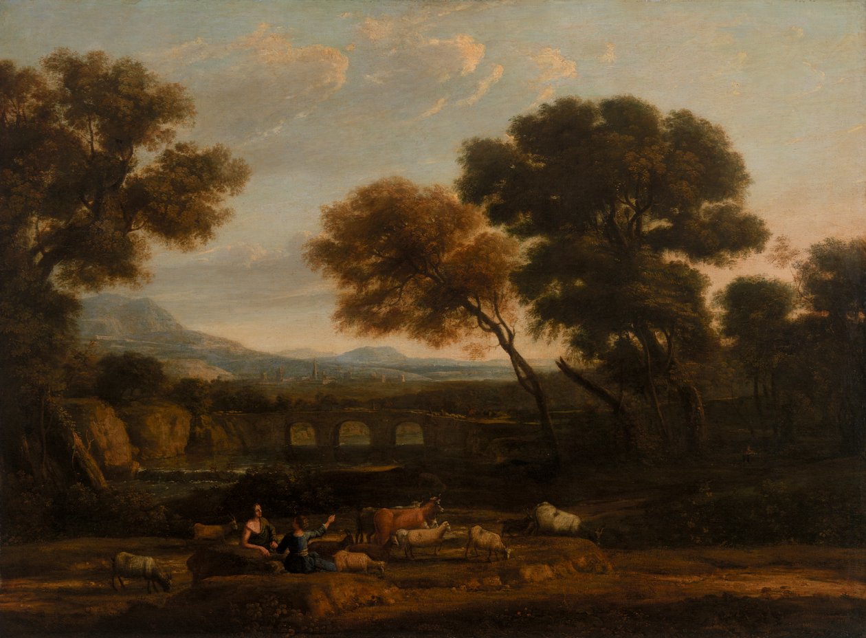 Cenário Pastoral de Claude Lorrain