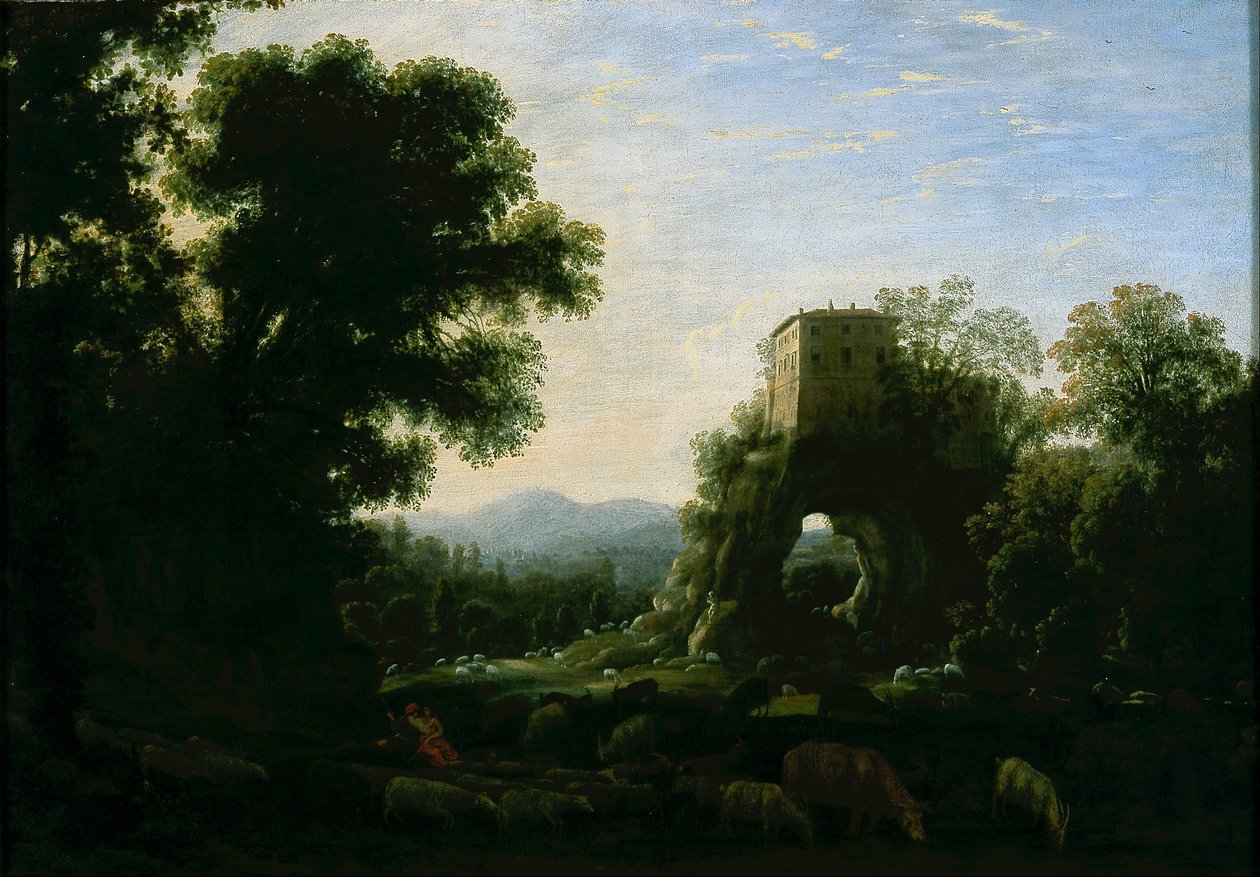 Paisagem pastoral de Claude Lorrain