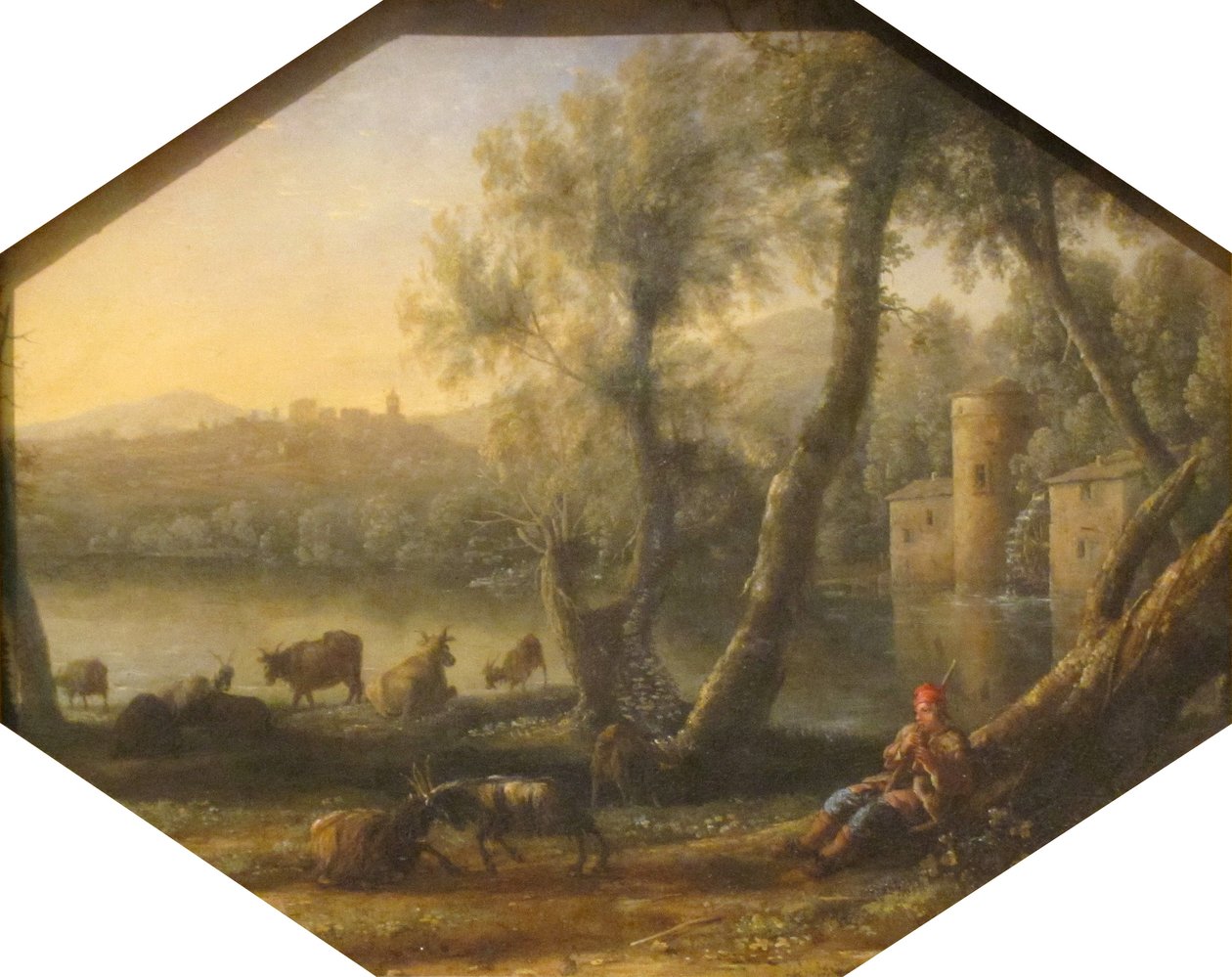 Paisagem Pastoral Título(s) alternativo(s):  Cláudio Diamante de Claude Lorrain