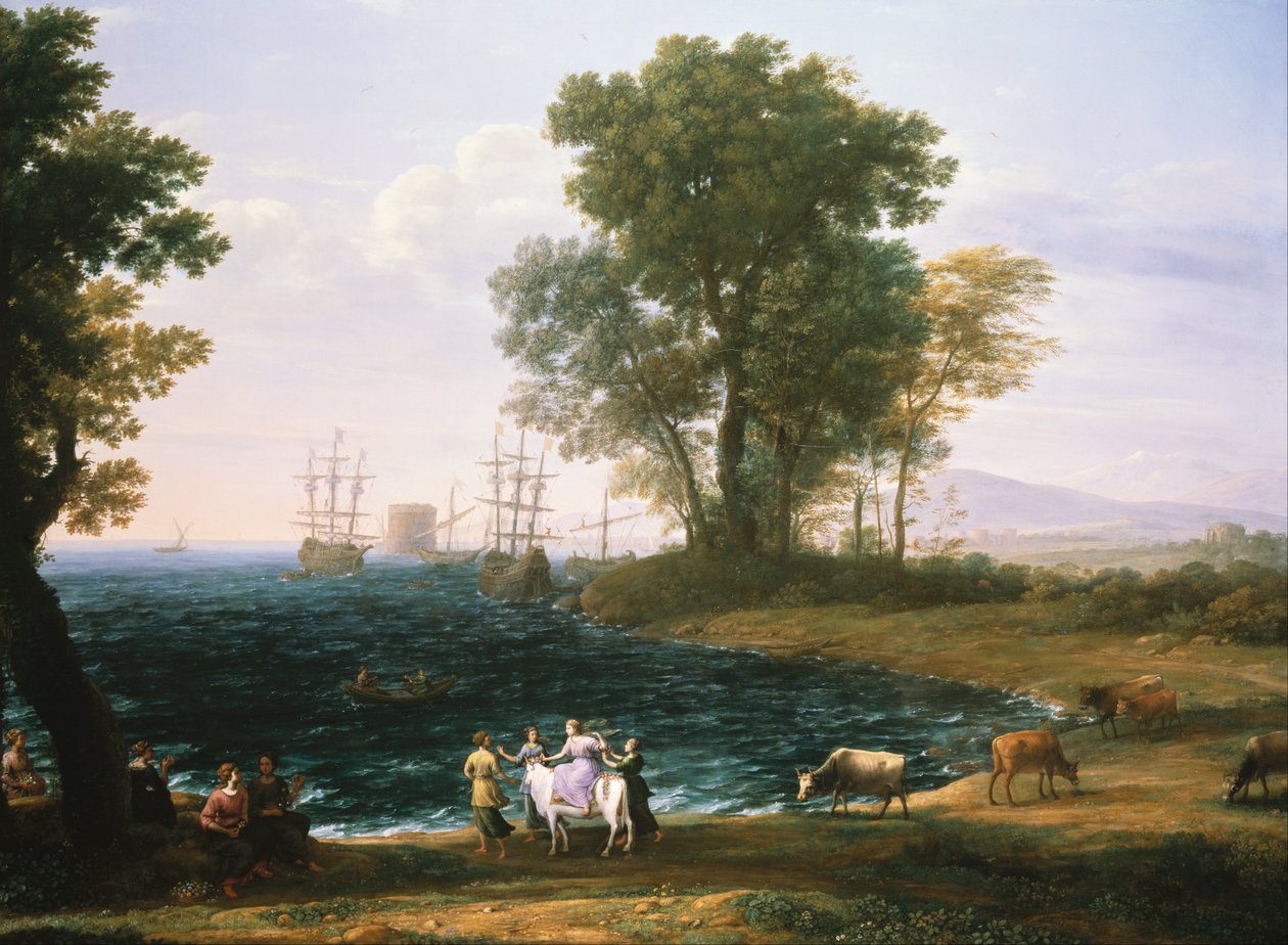 Violação da Europa de Claude Lorrain