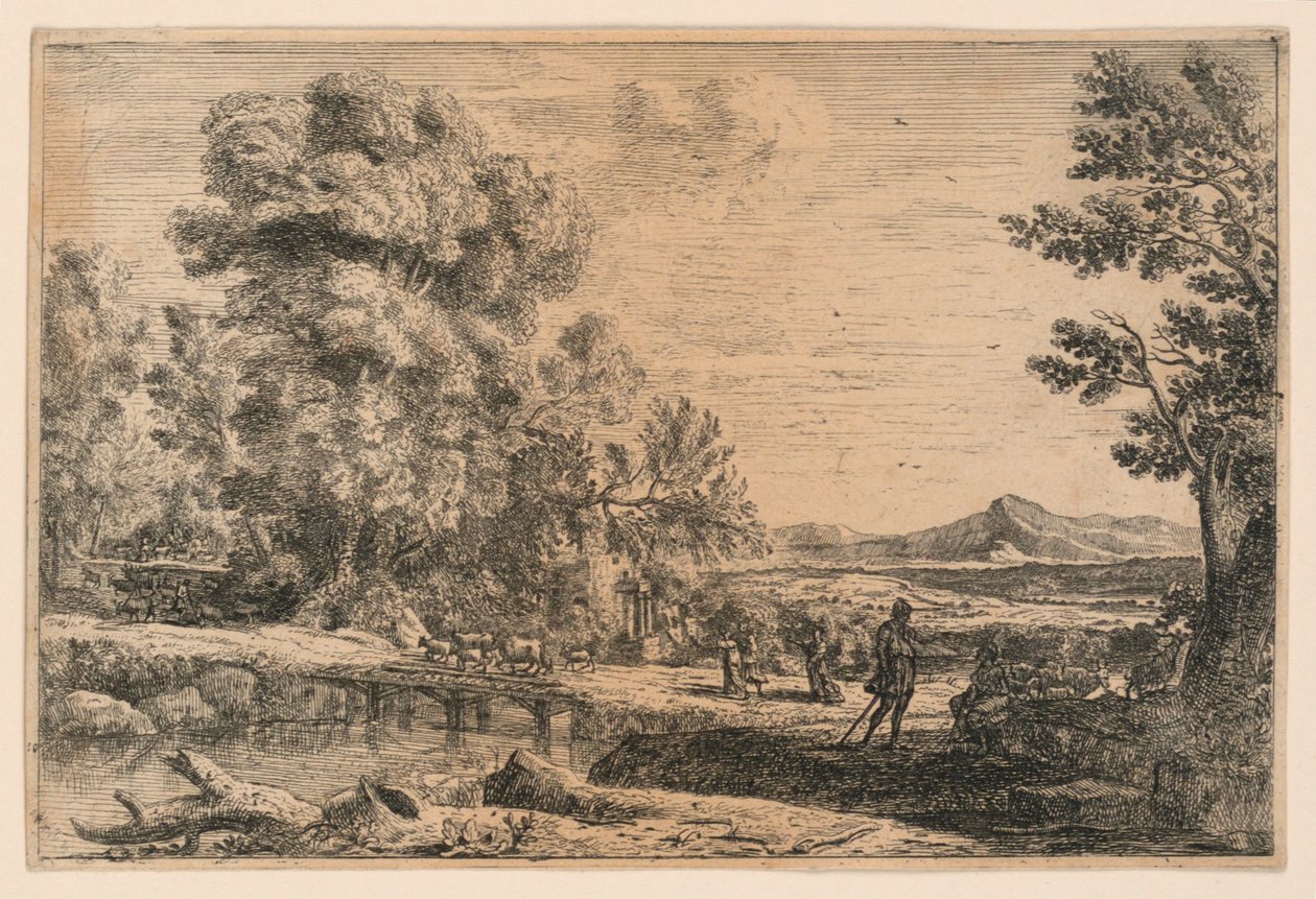 Rebeca e Eliezer de Claude Lorrain