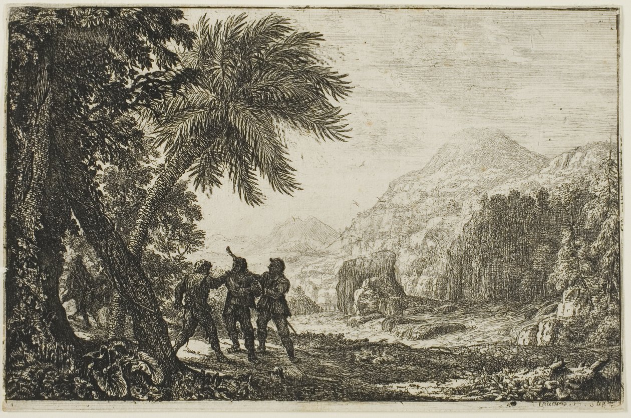 Cena de bandidos de Claude Lorrain