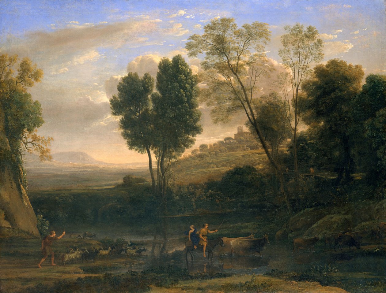 Nascer do sol, c.1646-47 de Claude Lorrain