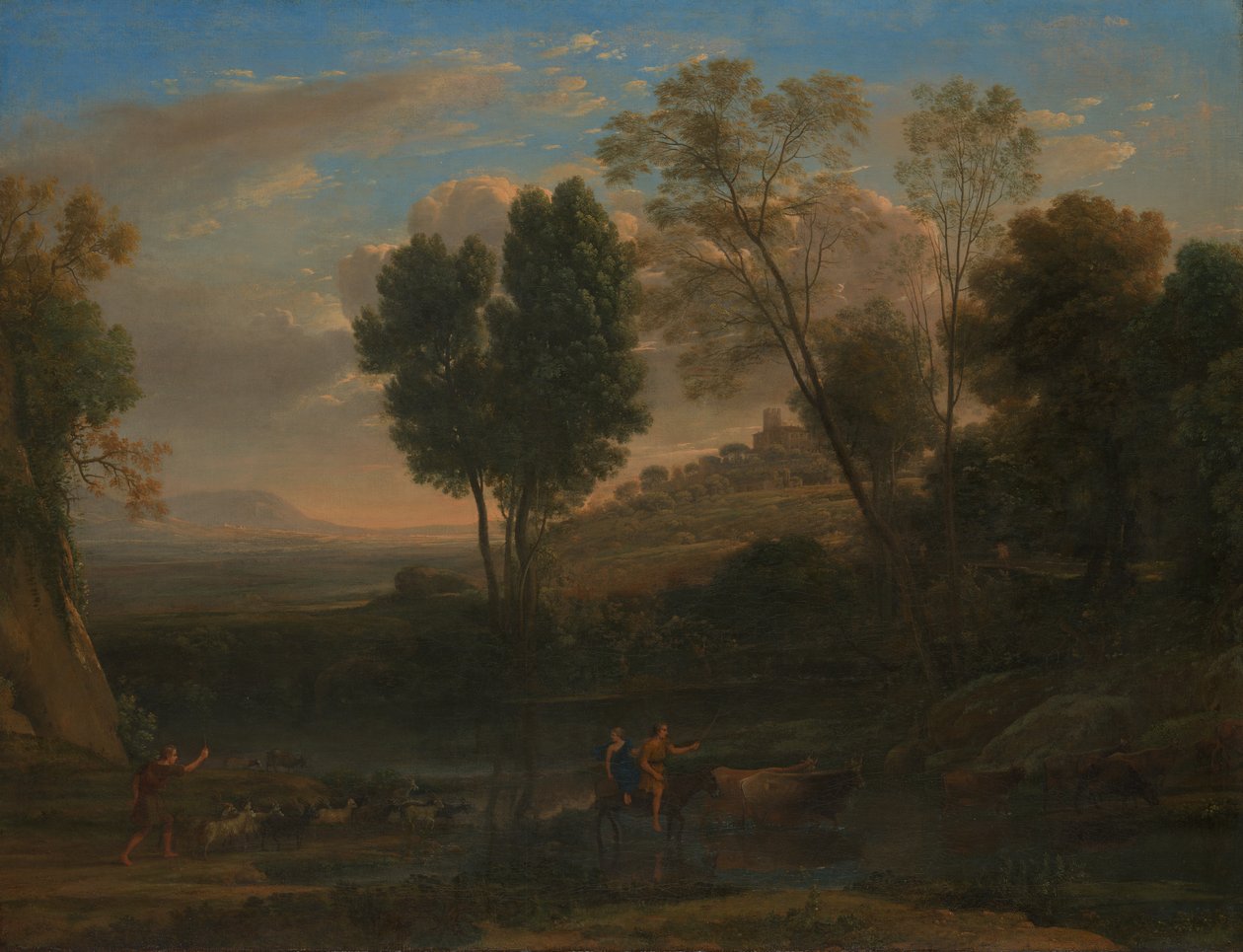 Nascer do sol, possivelmente 1646-47. de Claude Lorrain