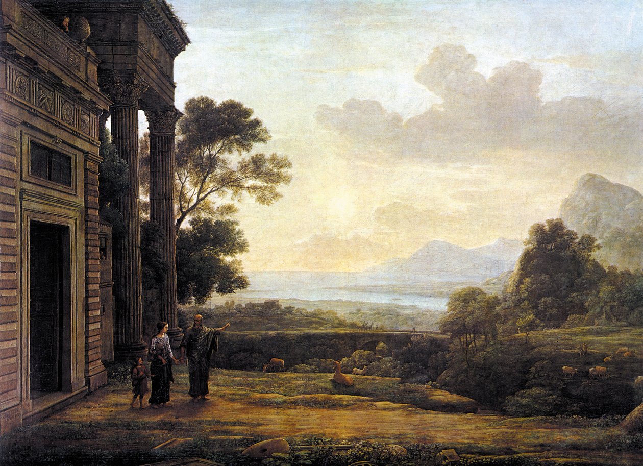 A expulsão de Hagar de Claude Lorrain