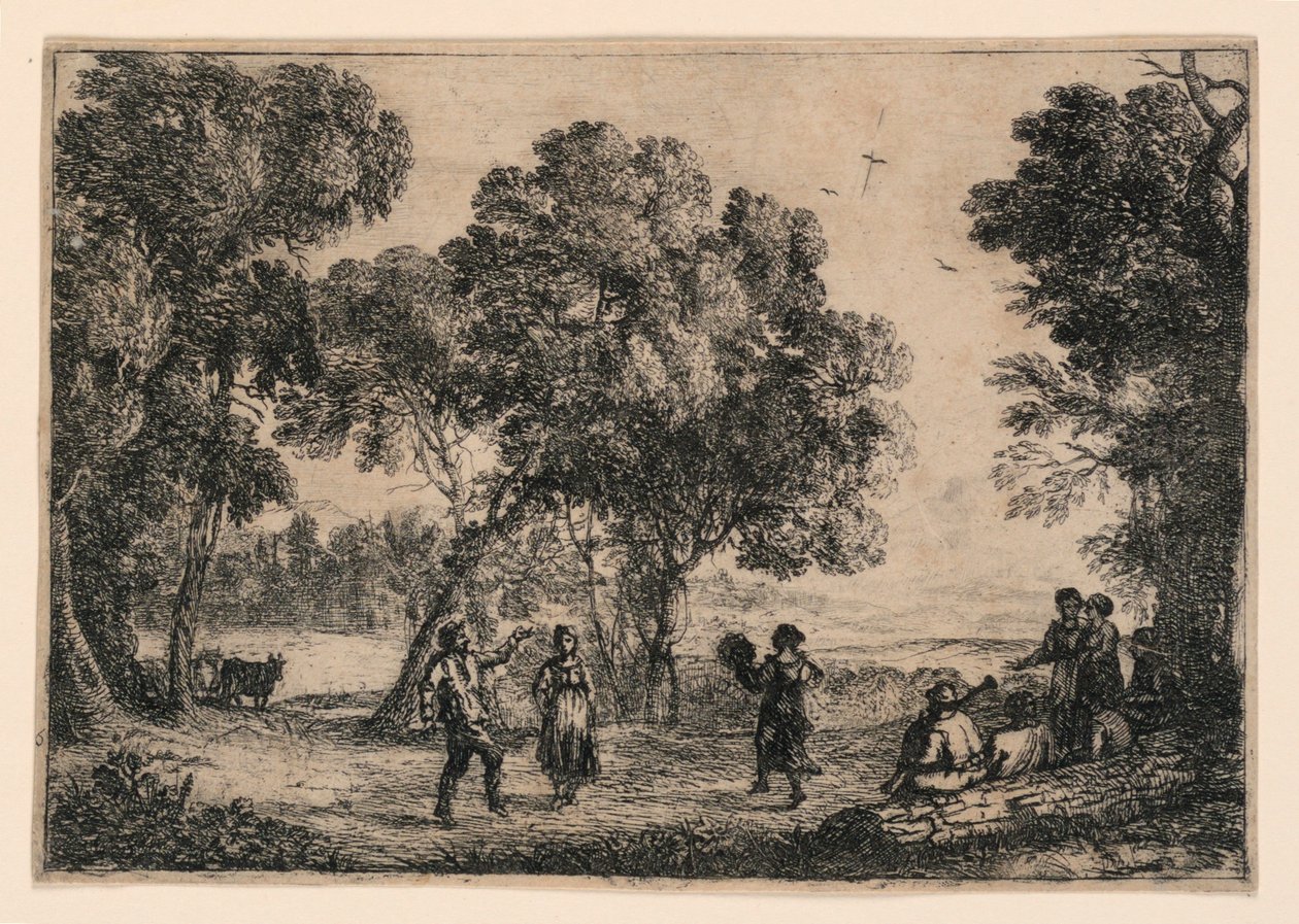 A Dança Country de Claude Lorrain