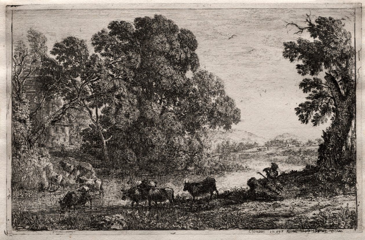 O Cowherd, 1606. de Claude Lorrain