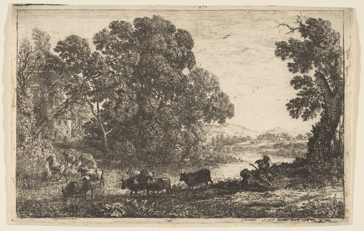 O Cowherd, 1636. de Claude Lorrain