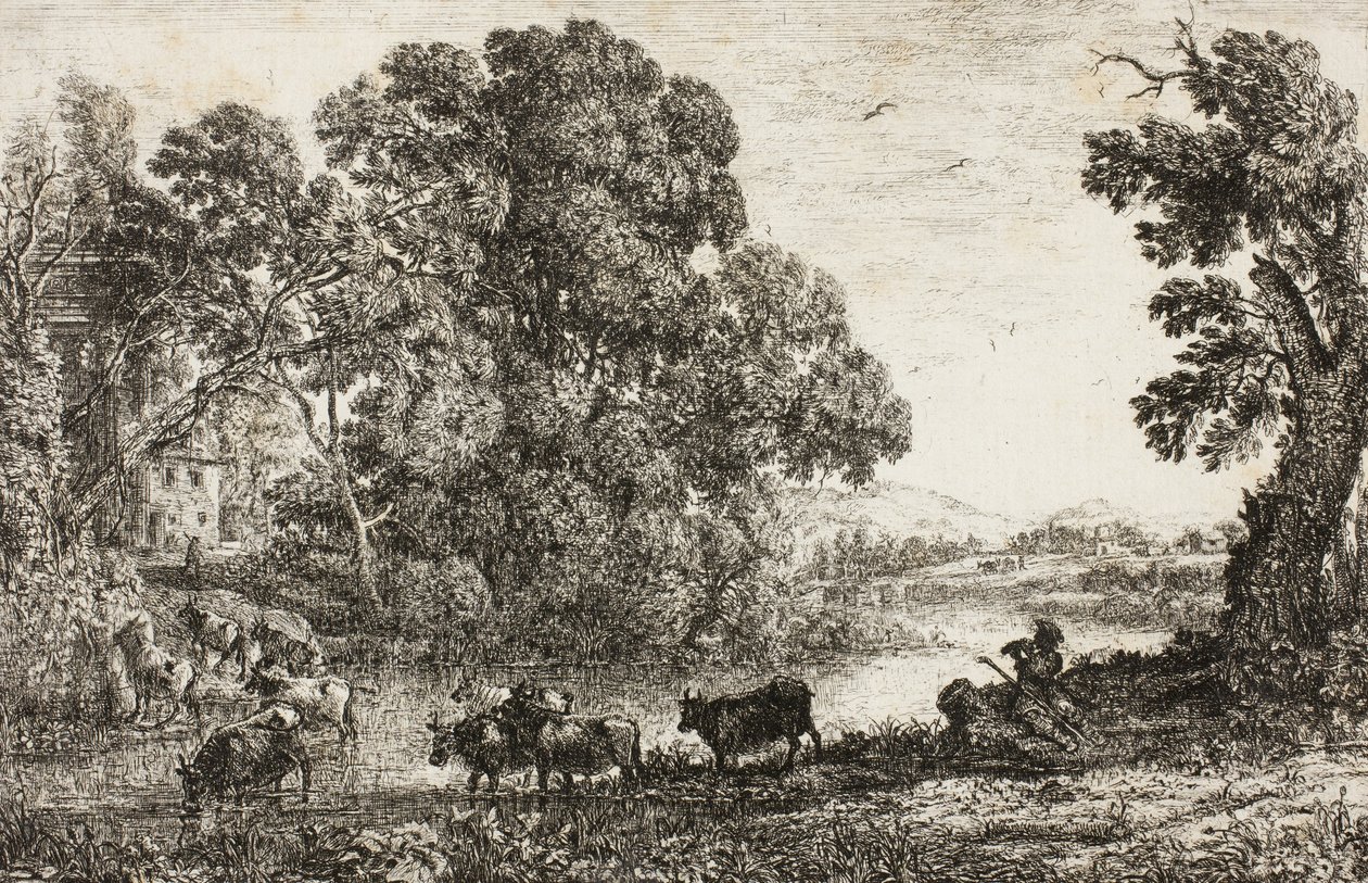 The Cowherd, 1636 de Claude Lorrain