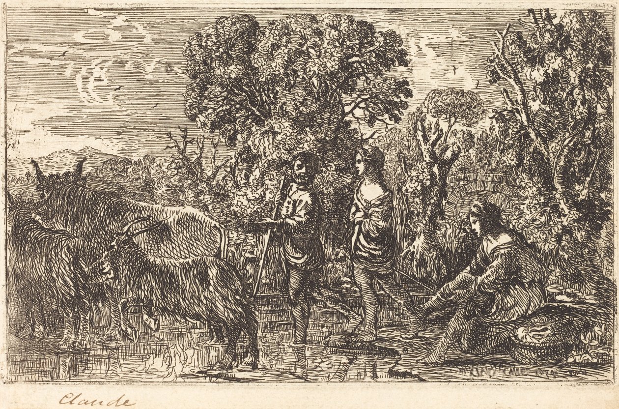 O Ford (Le passage du gué) de Claude Lorrain