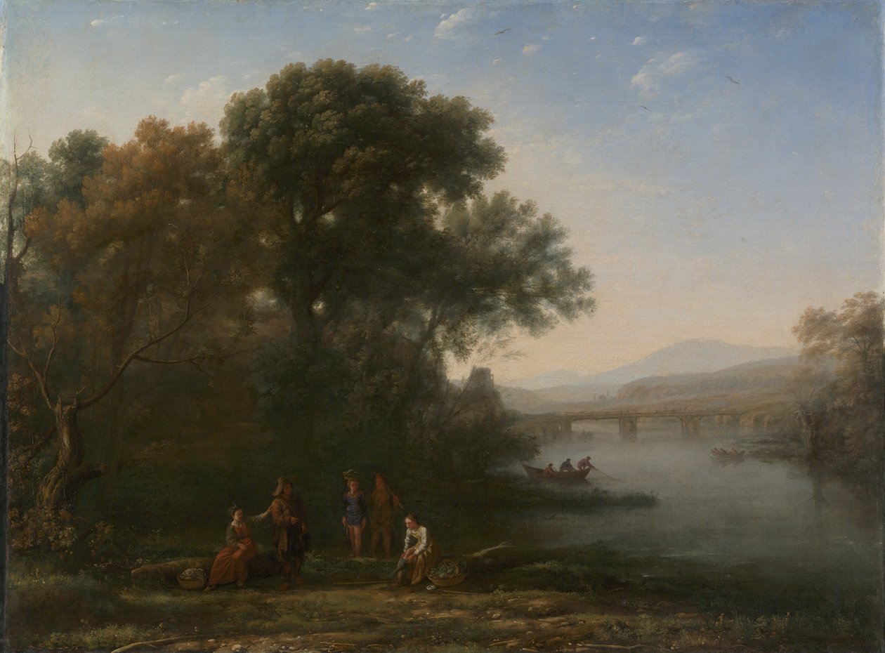 O Ford, possivelmente 1636. de Claude Lorrain