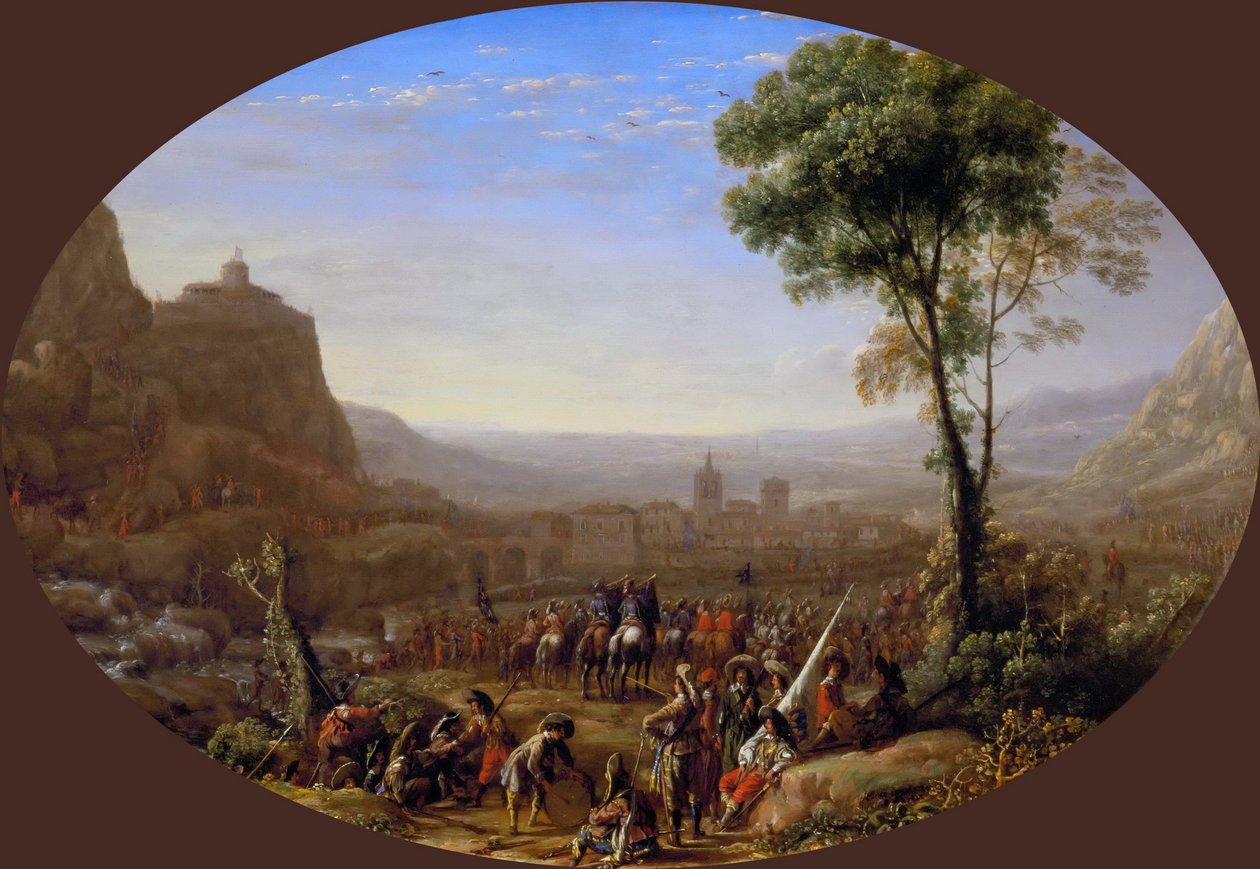 O passe de Susa Tomado por Louis XIII em 1629, ca 1631. de Claude Lorrain