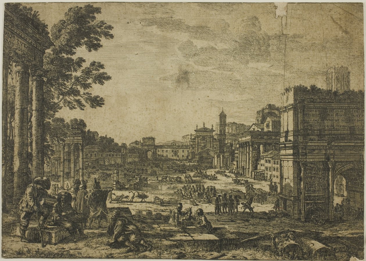 O Fórum Romano de Claude Lorrain