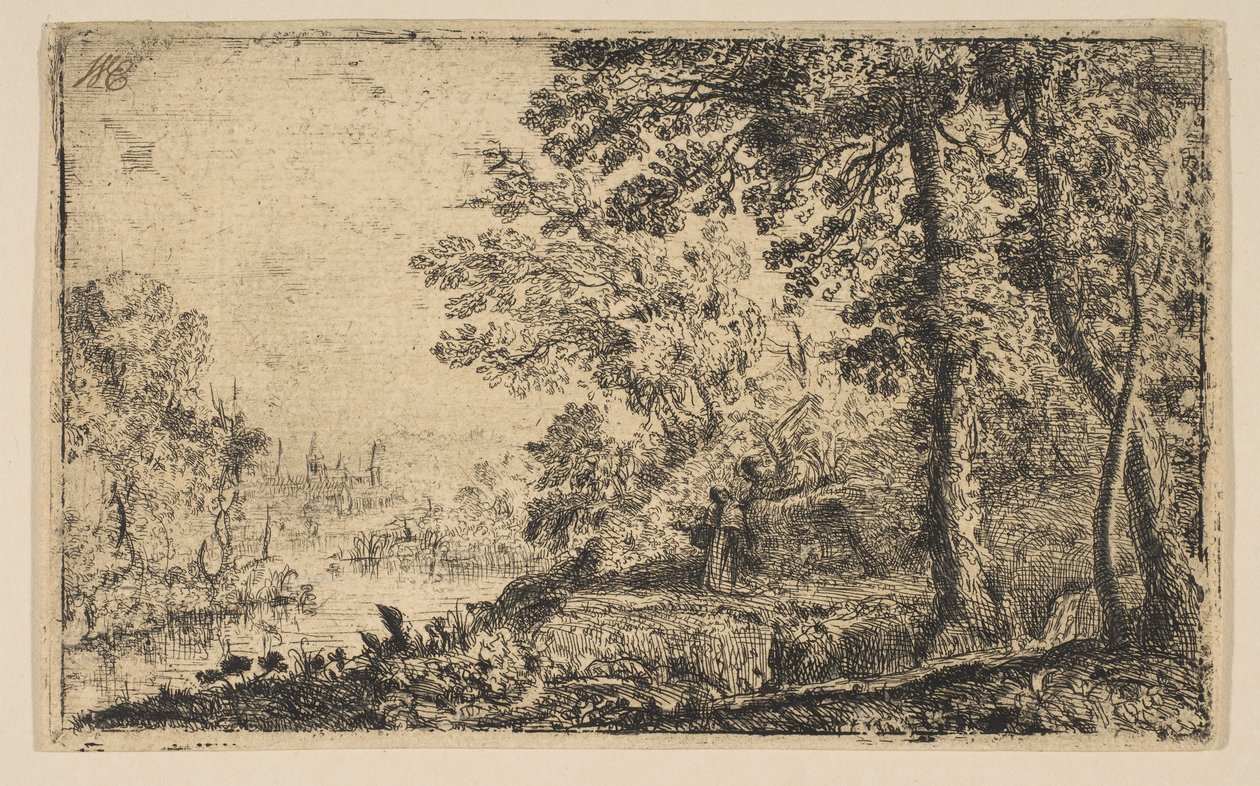 A Visão, ca. 1630 de Claude Lorrain