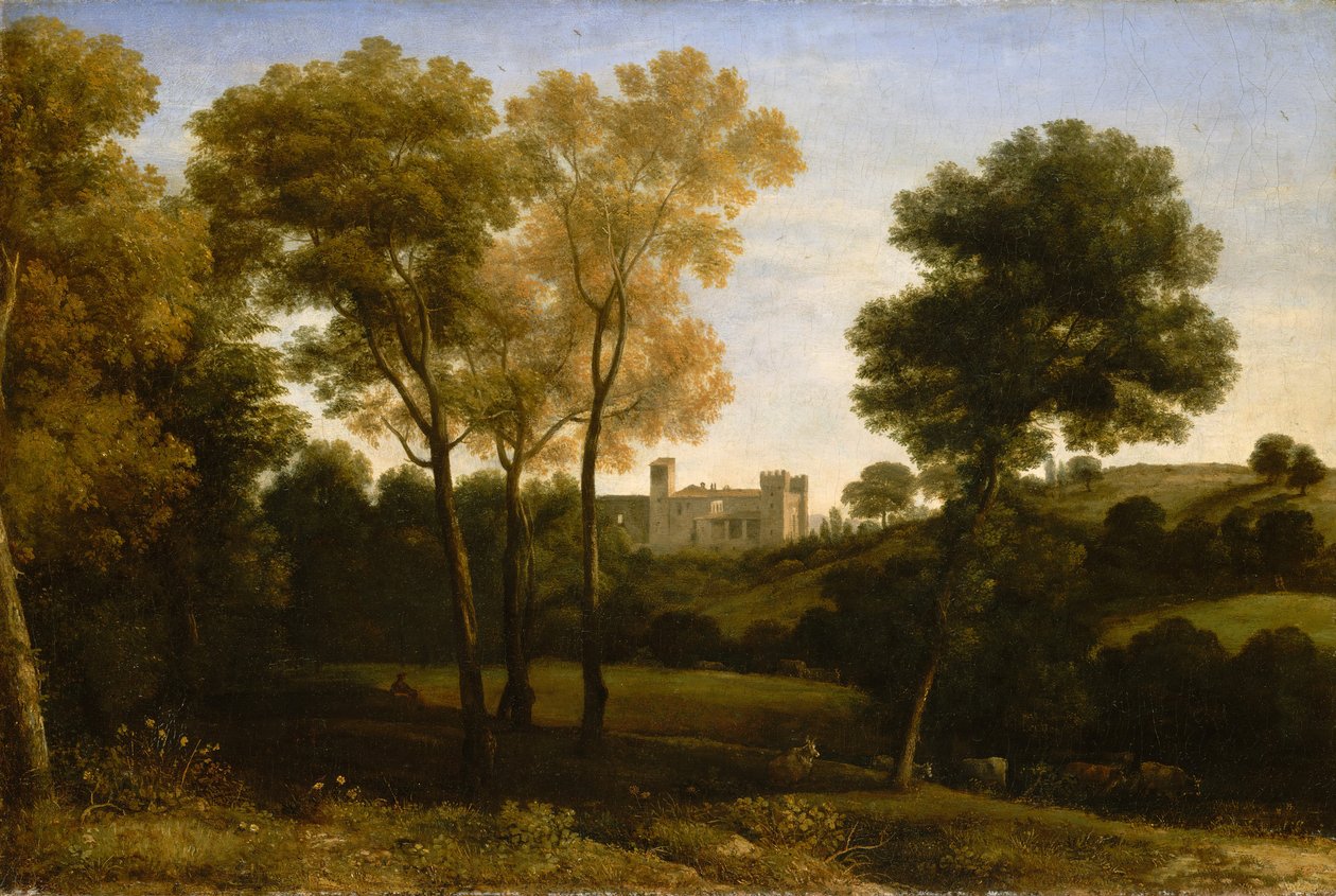 Vista de La Crescente, 1648-50. de Claude Lorrain