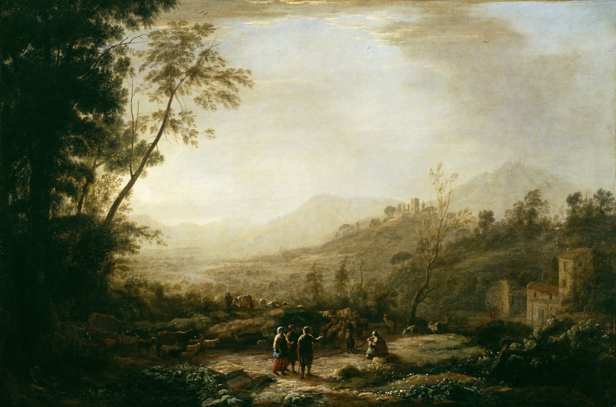Nascer do sol, 1631 de Claude Lorrain