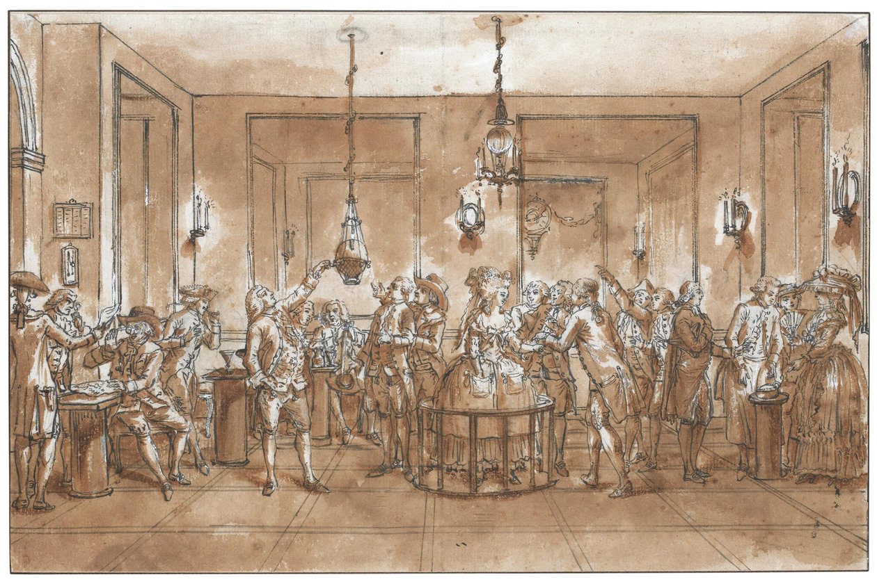 Uma experiência magnética. de Claude Louis Desrais