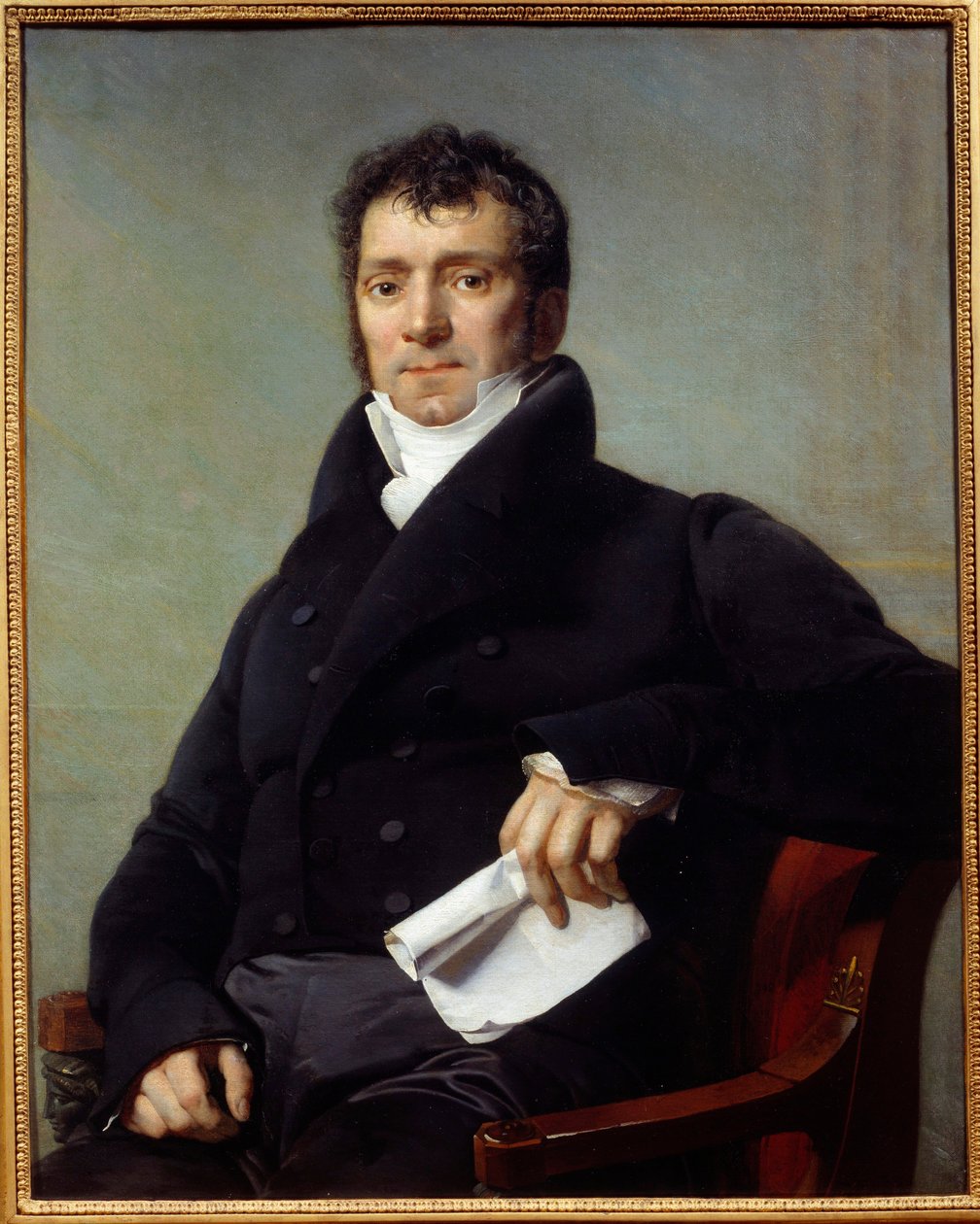Retrato de Claude Marie Morin Pintura de Claude-Marie Dubufe (1790-1864) Nantes do século XIX, Musee des Beaux Arts de Claude Marie Dubufe