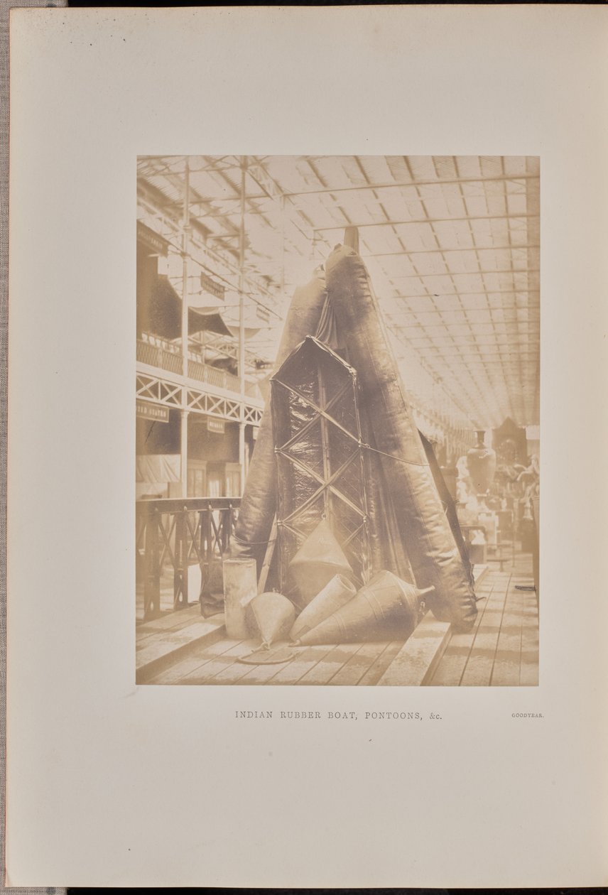 Índia-Barco de borracha, pontões, etc. de Claude Marie Ferrier