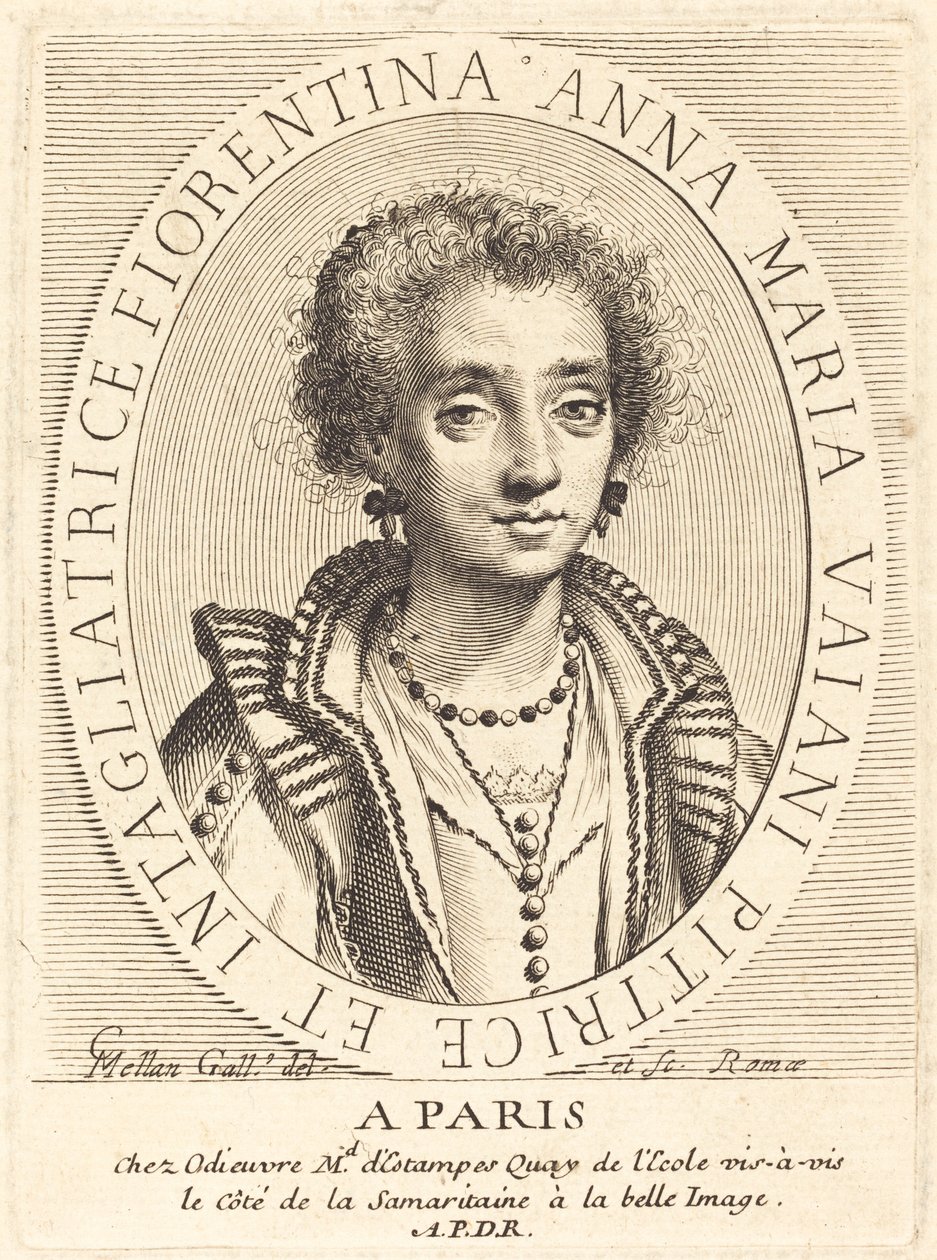 Anna Maria Vaiani de Claude Mellan
