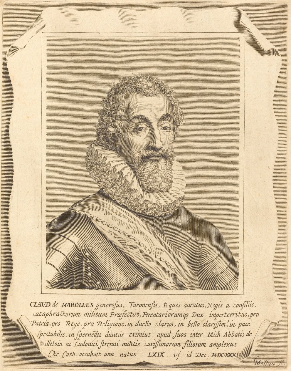 Cláudio de Marolles de Claude Mellan