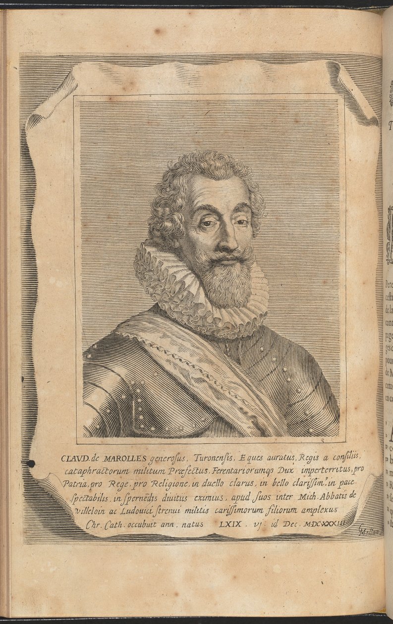 Cláudio de Marolles de Claude Mellan