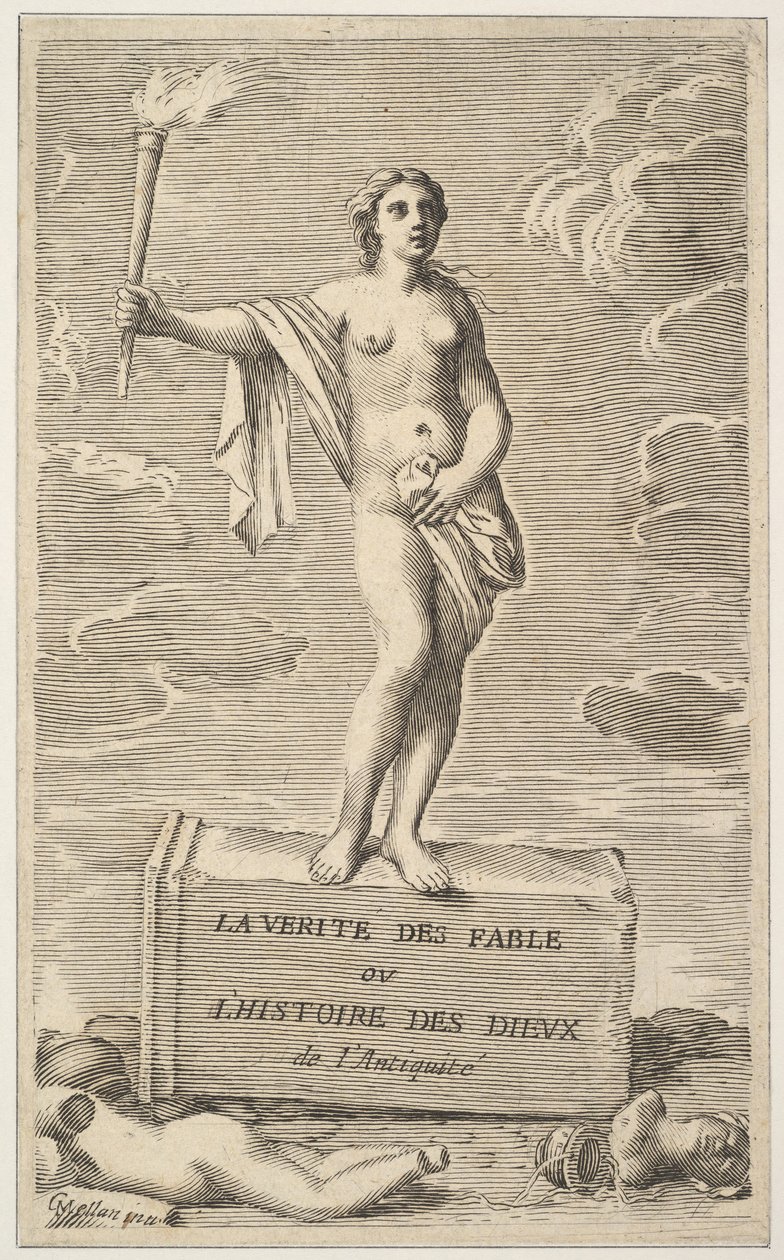 Figura feminina. de Claude Mellan