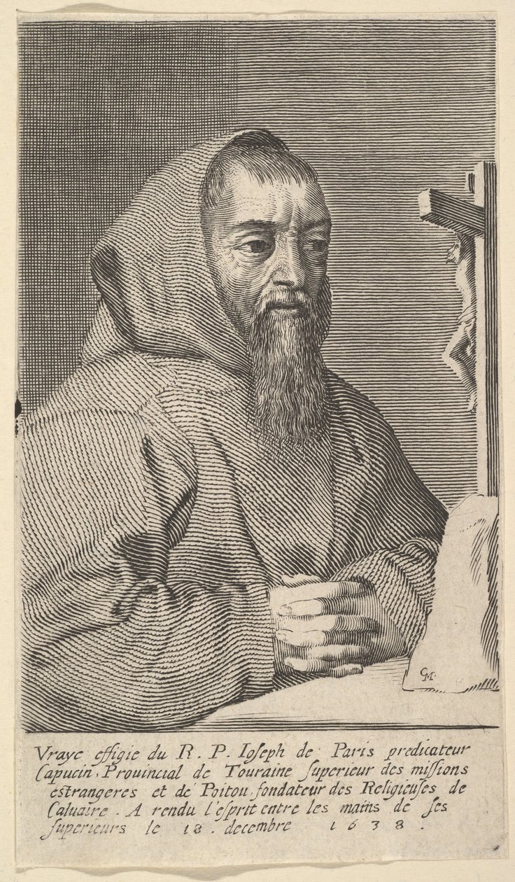 François Le Clerc Du Tremblay, de Père Joseph, 1638. de Claude Mellan