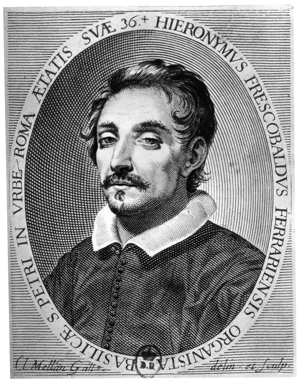 Girolamo Frescobaldi 1583 - 1643 era um músico de Ferrara de Claude Mellan