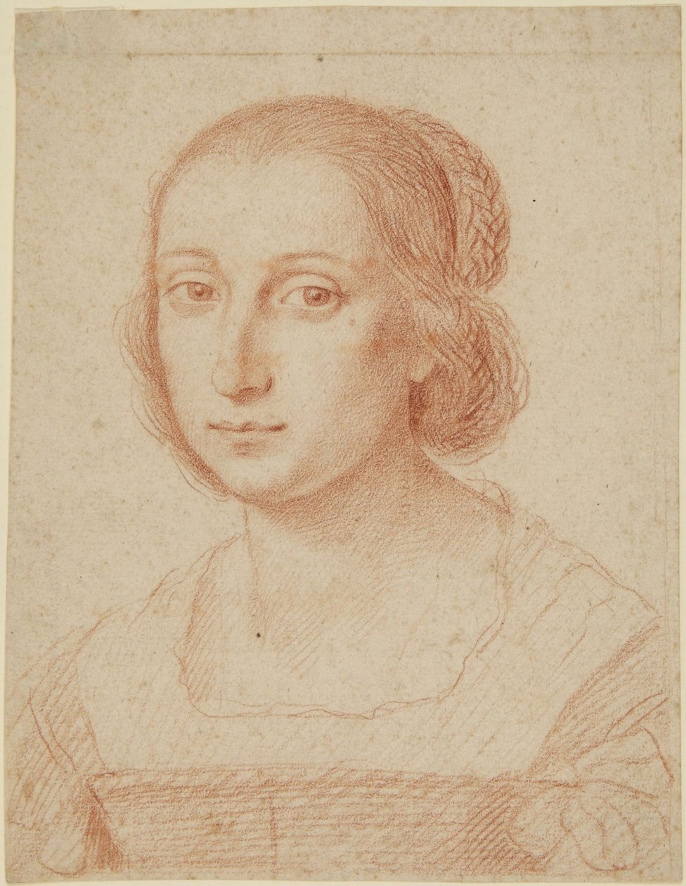 Cabeça de mulher de Claude Mellan