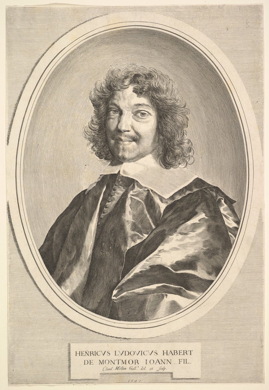Henri-Louis Habert de Montmor, 1640. de Claude Mellan