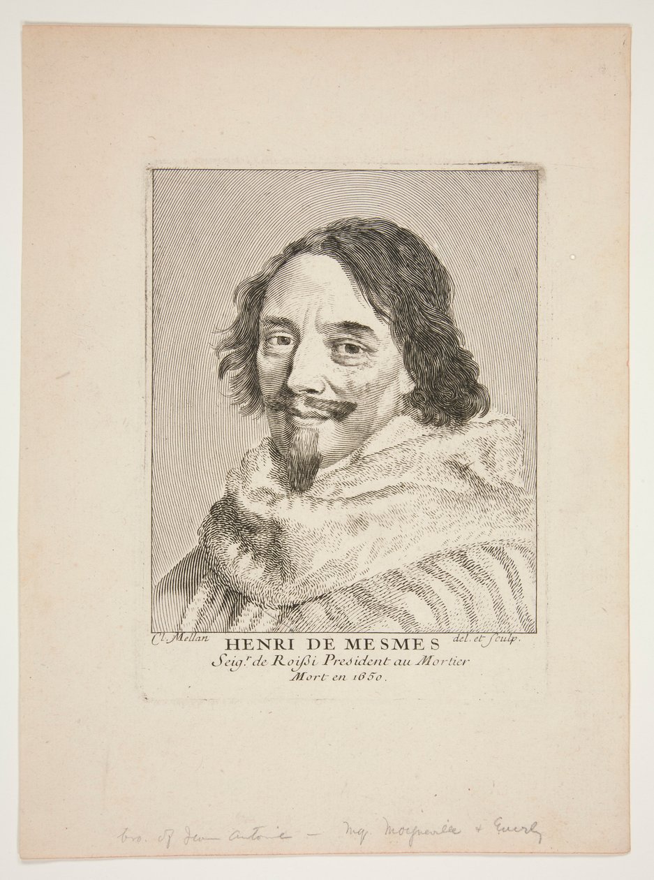 Henri de Mesmes de Claude Mellan