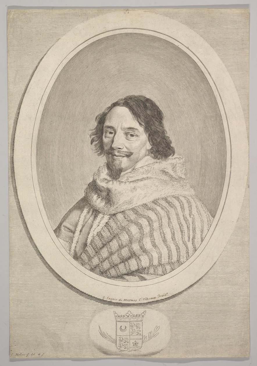 Henri de Mesmes. de Claude Mellan