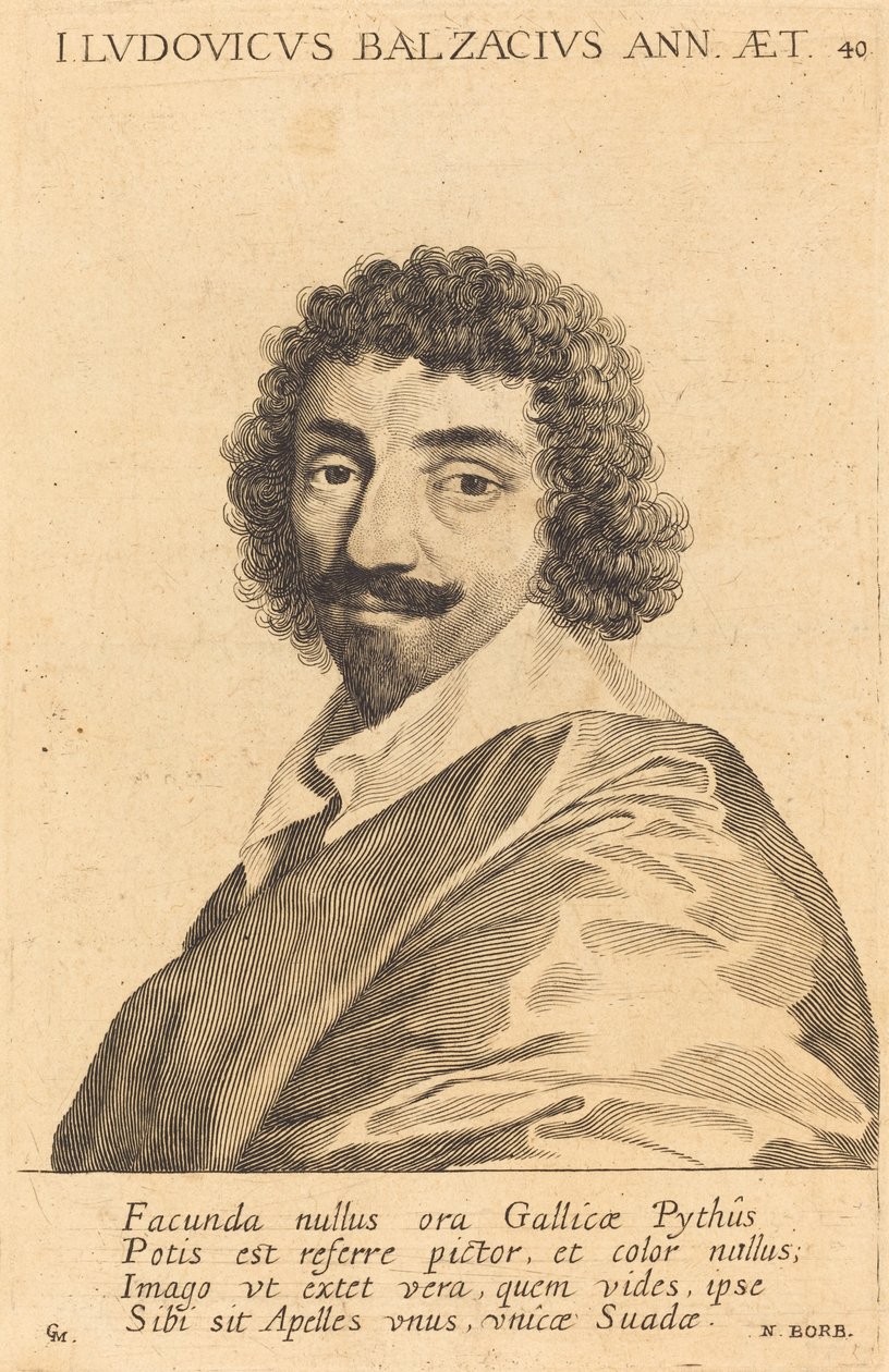 Jean-Louis Guez de Balzac de Claude Mellan