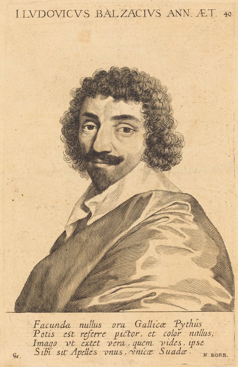 Jean-Louis Guez de Balzac de Claude Mellan