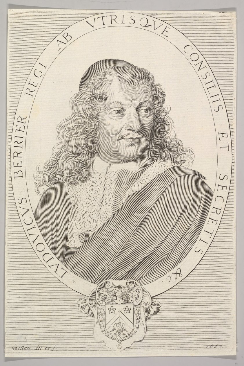 Louis Berryer, 1667. de Claude Mellan
