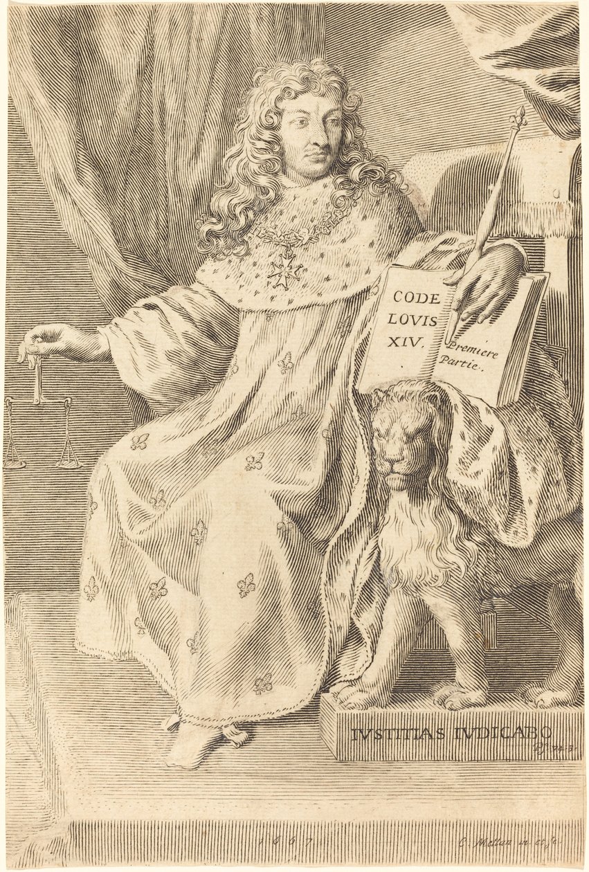 Luís XIV de Claude Mellan