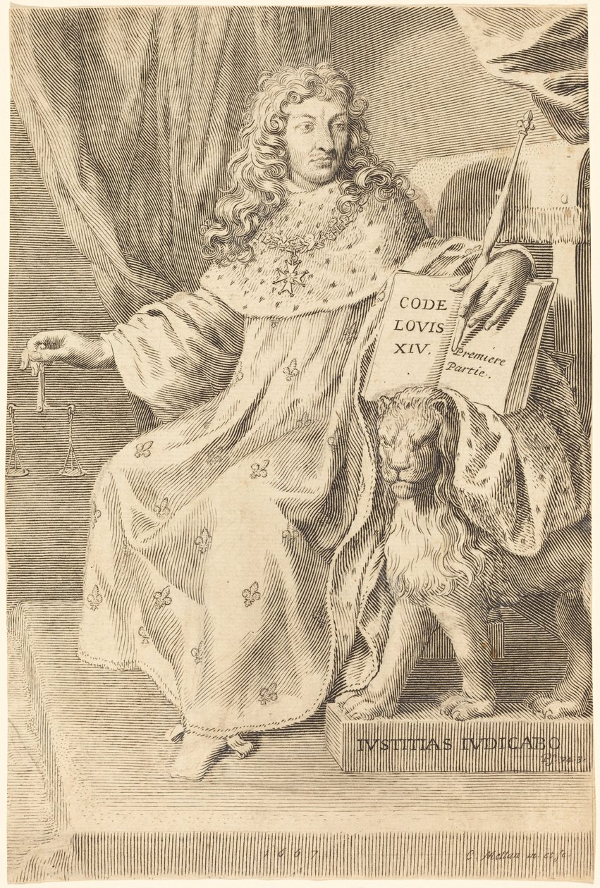 Luís XIV de Claude Mellan