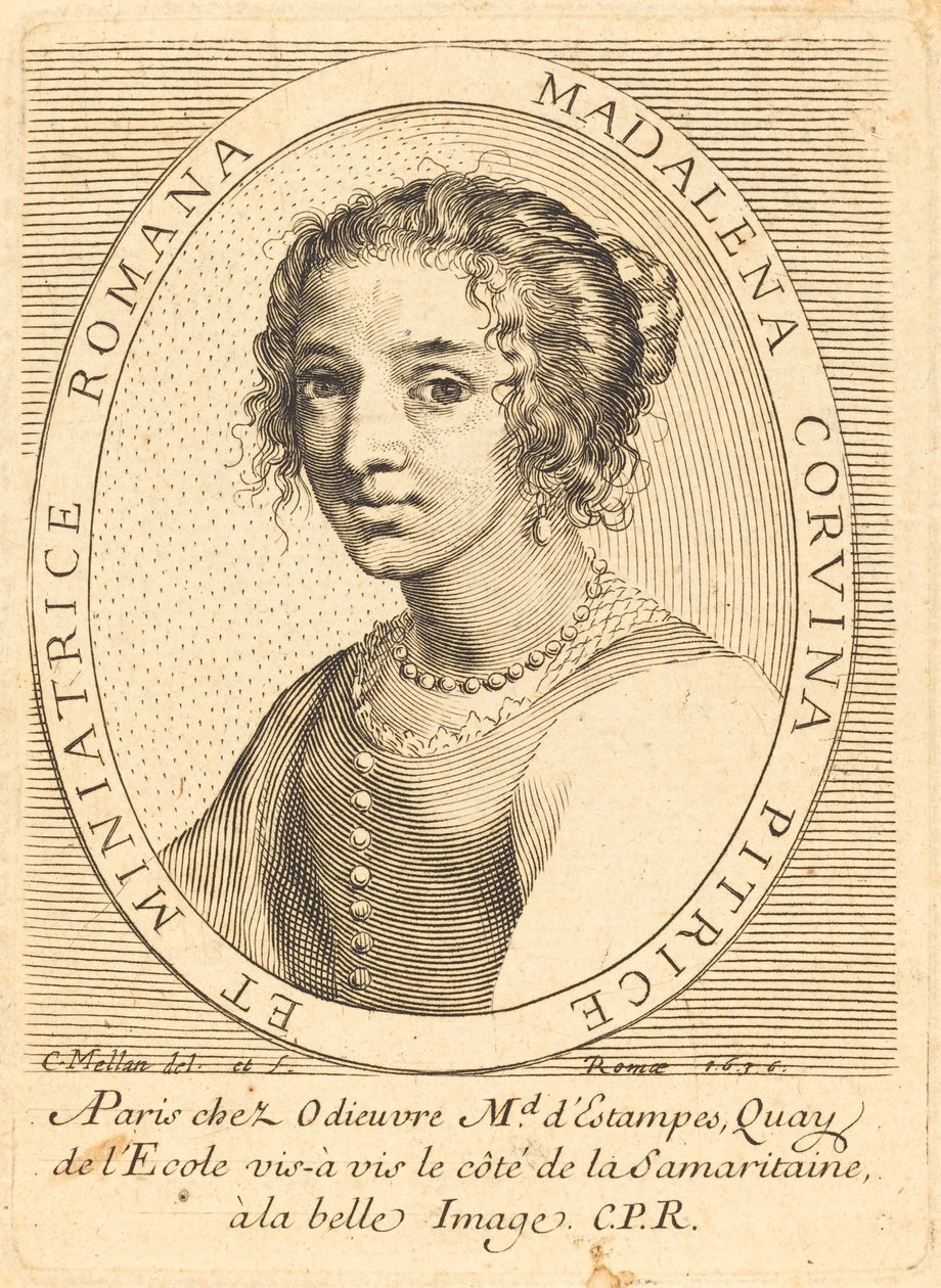 Maddalena Corvina de Claude Mellan