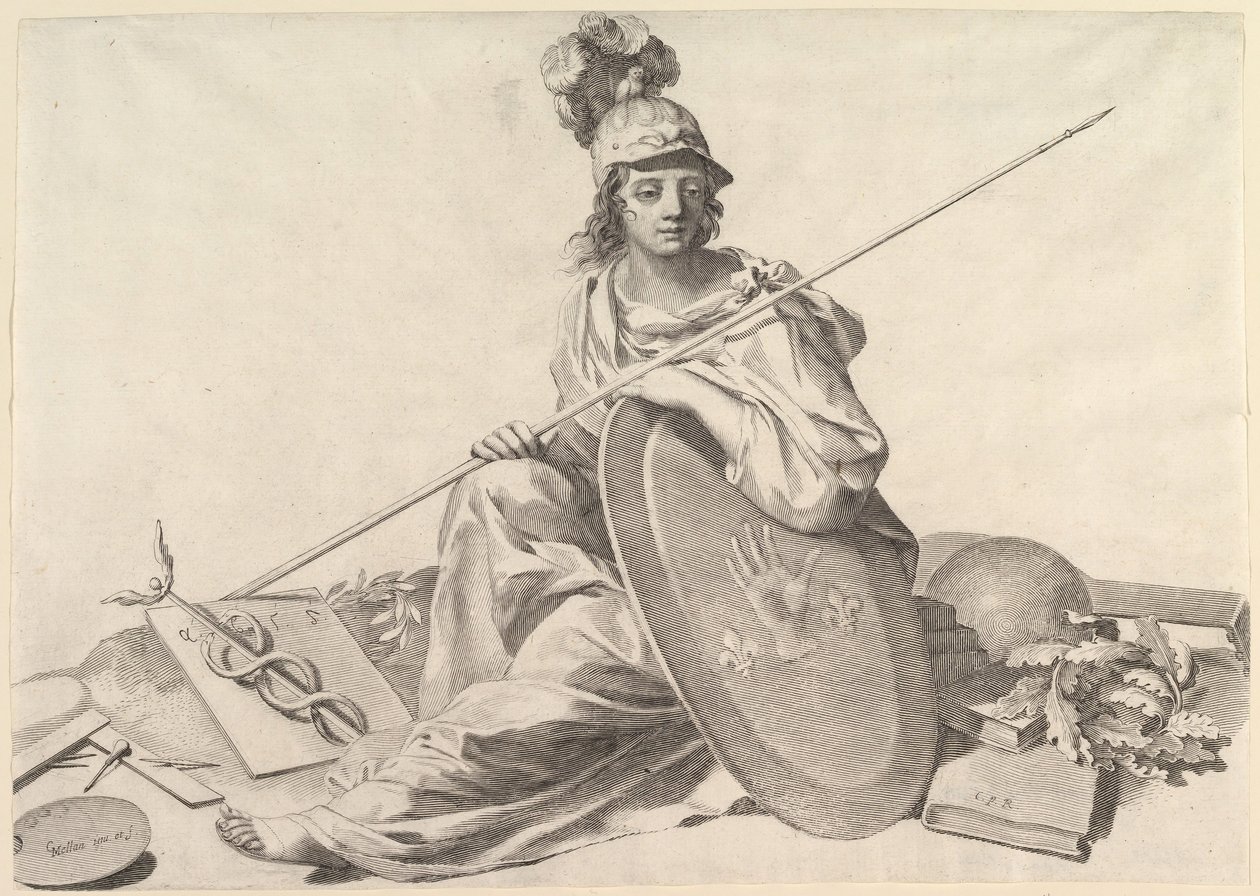 Minerva. de Claude Mellan