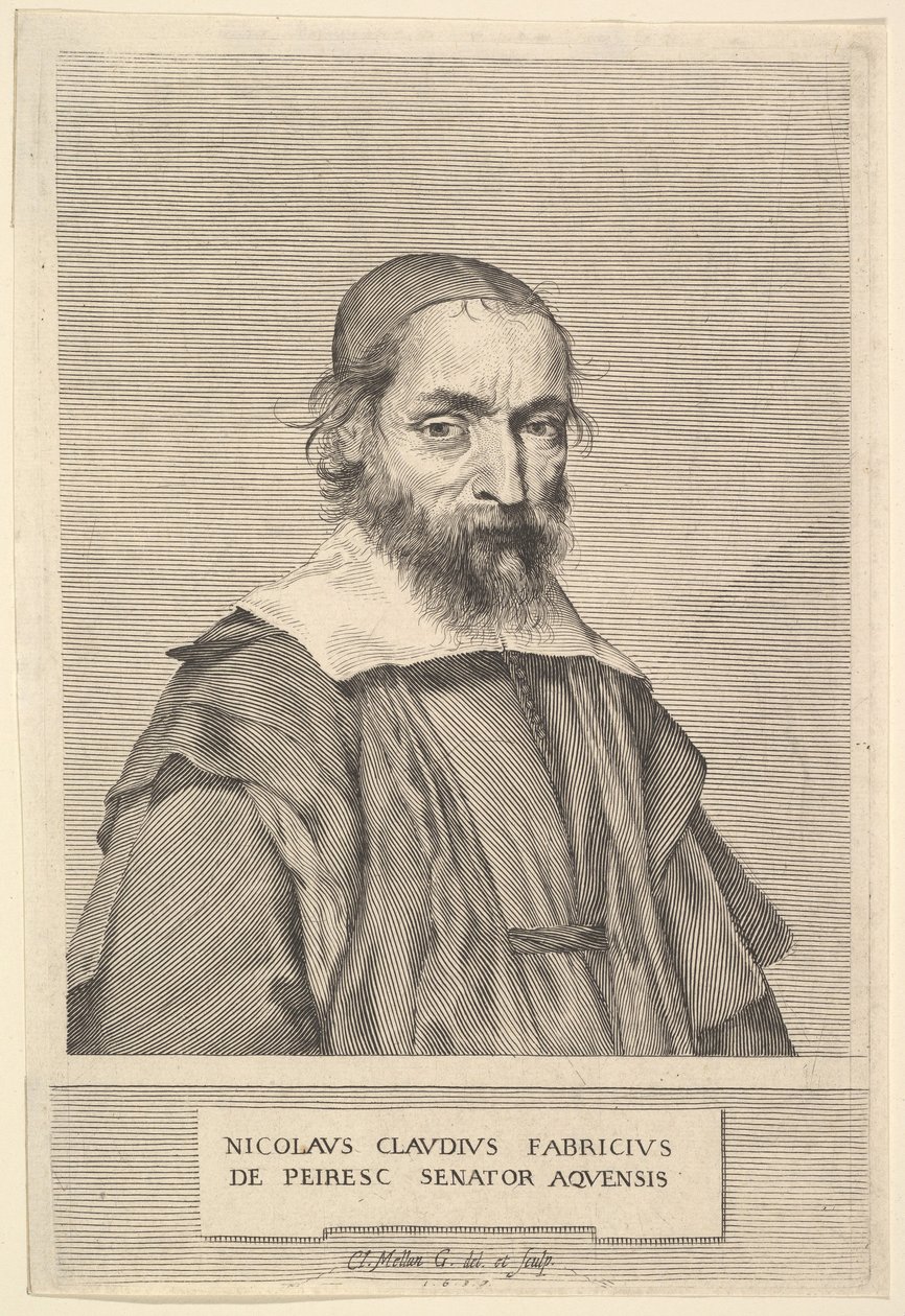 Nicolas-Claude Fabri de Peiresc, 1637. de Claude Mellan
