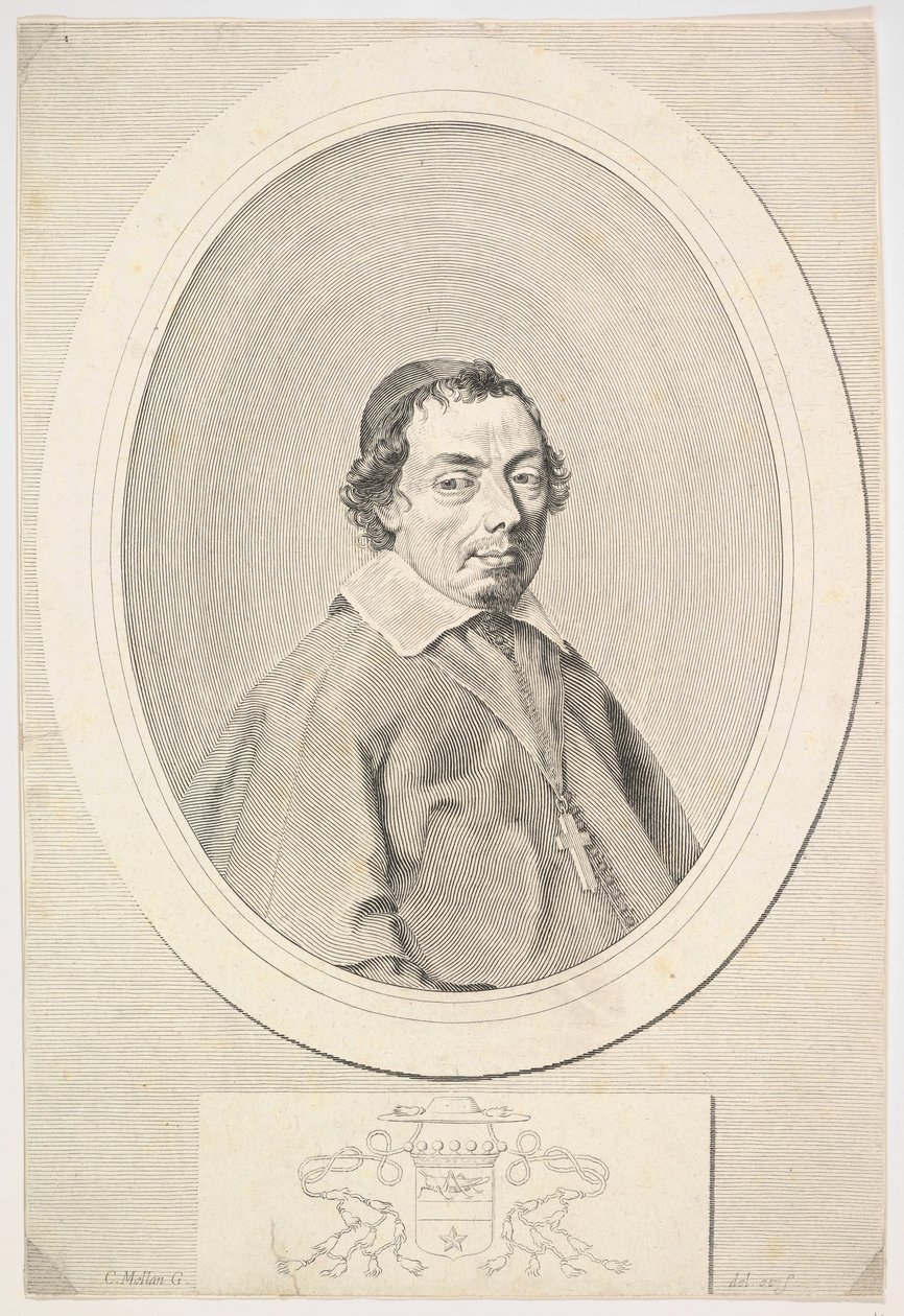 Nicolas Grillié, bispo de Uzès.nd de Claude Mellan