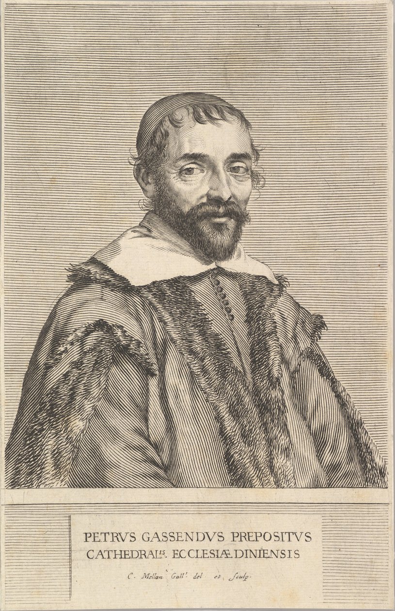 Pierre Gassendi, ca. 1637 ou 1638. de Claude Mellan