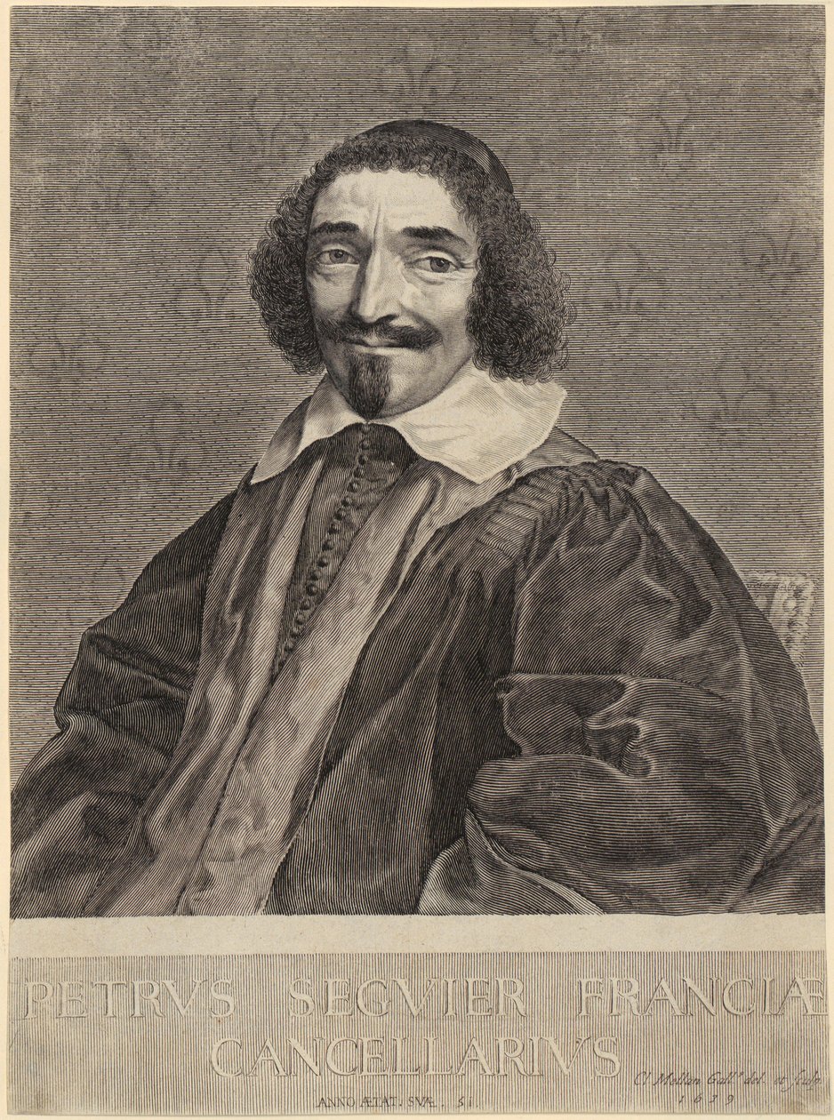 Retrato do chanceler Pierre Séguier de Claude Mellan