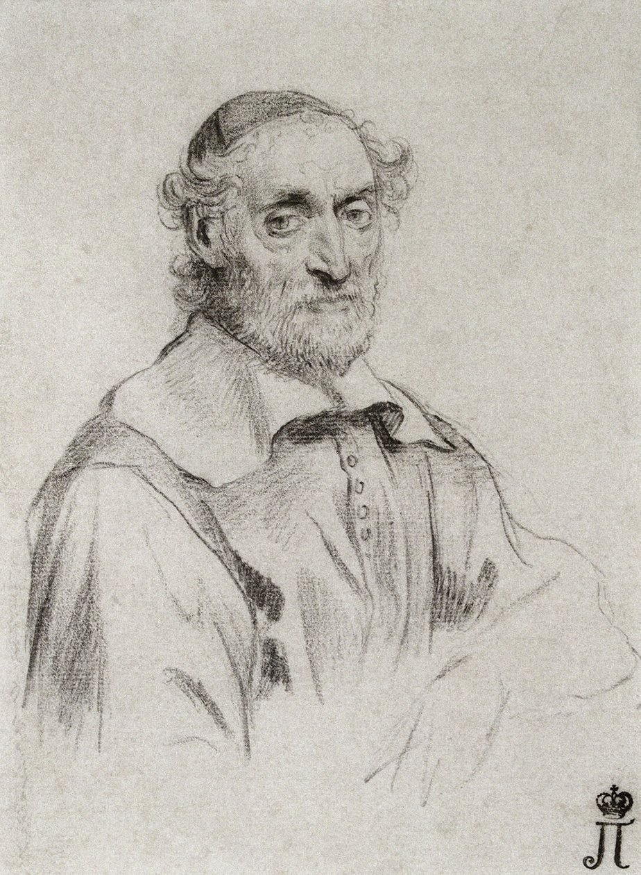 Retrato de Nicolas Claude (Nicolas-Claude) Fabri DE PEIRESC (de Peyresc), astrónomo de Claude Mellan