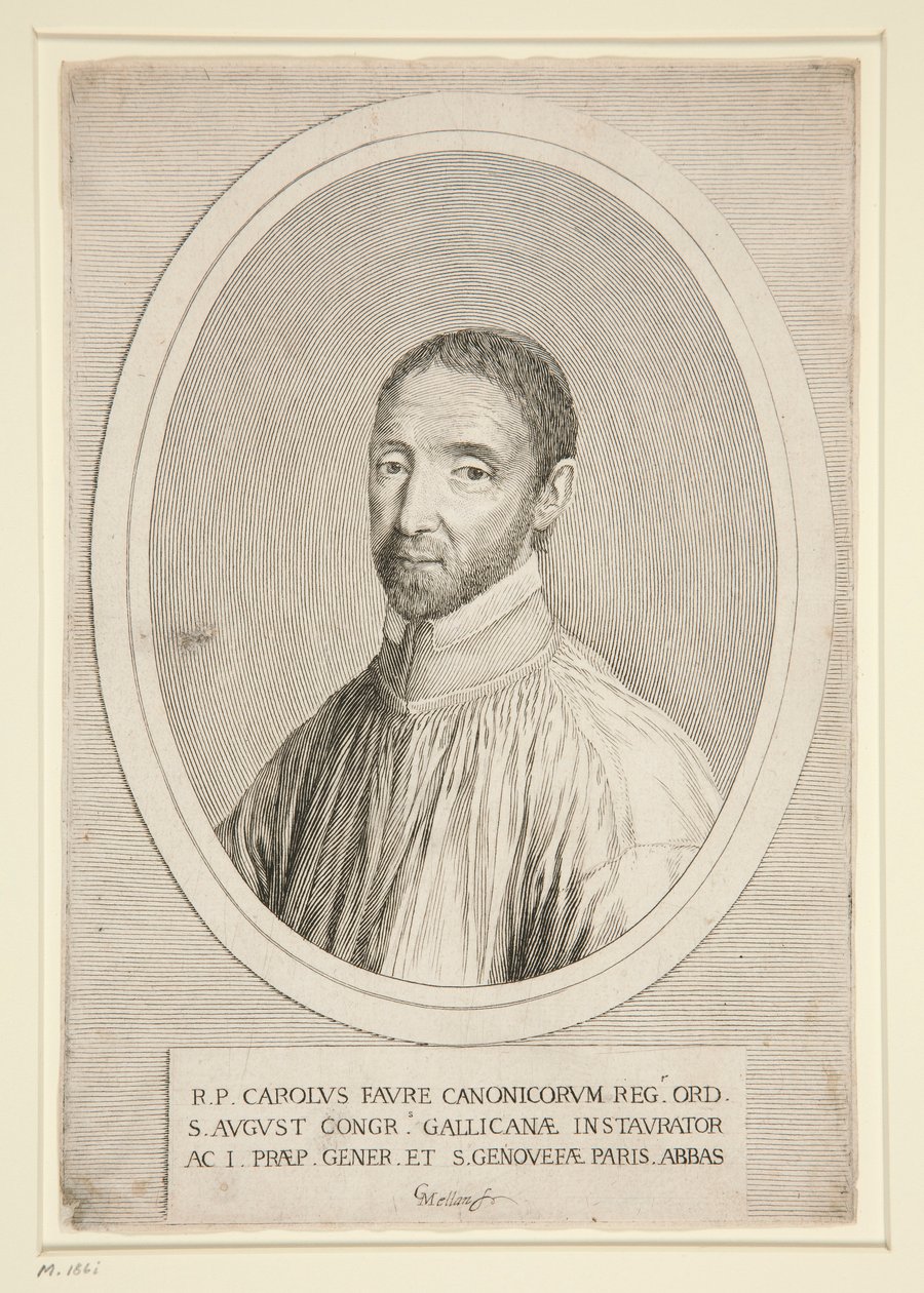 Retrato de Charles Favre de Claude Mellan
