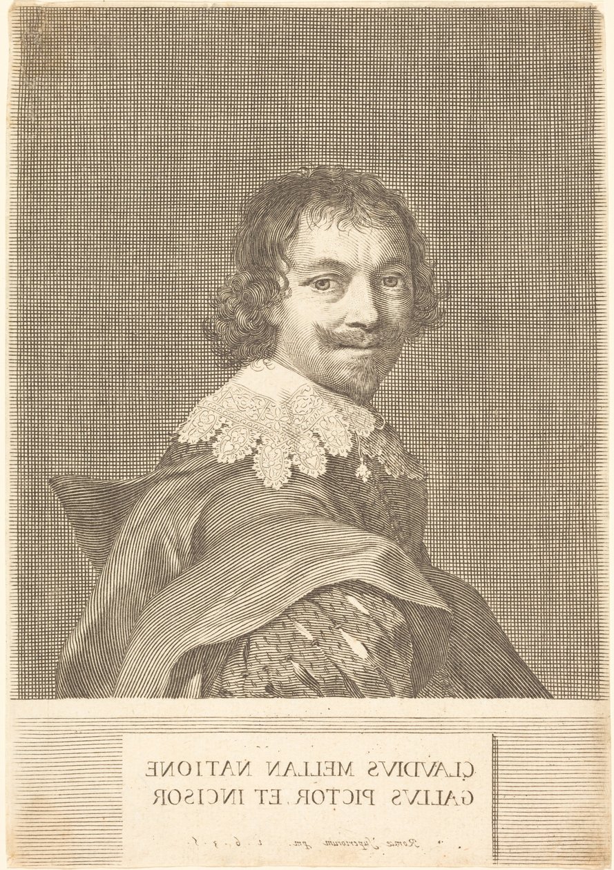 Autorretrato de Claude Mellan