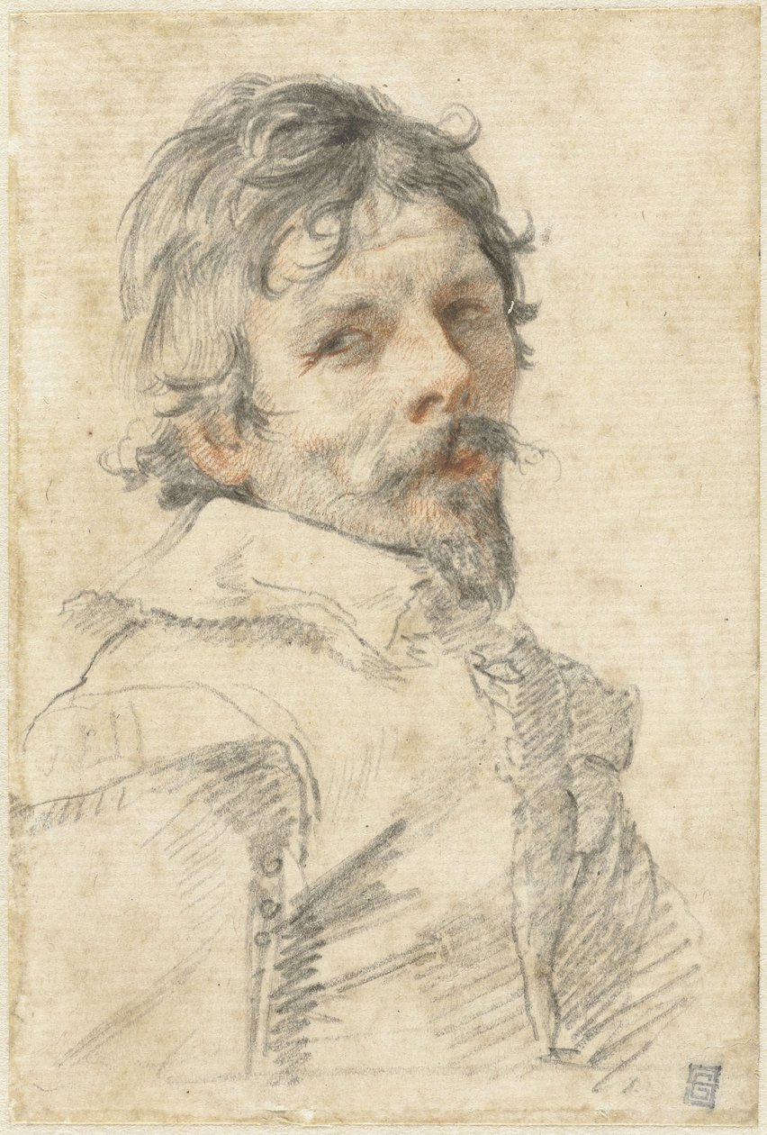 Auto-retrato, c. 1640. de Claude Mellan