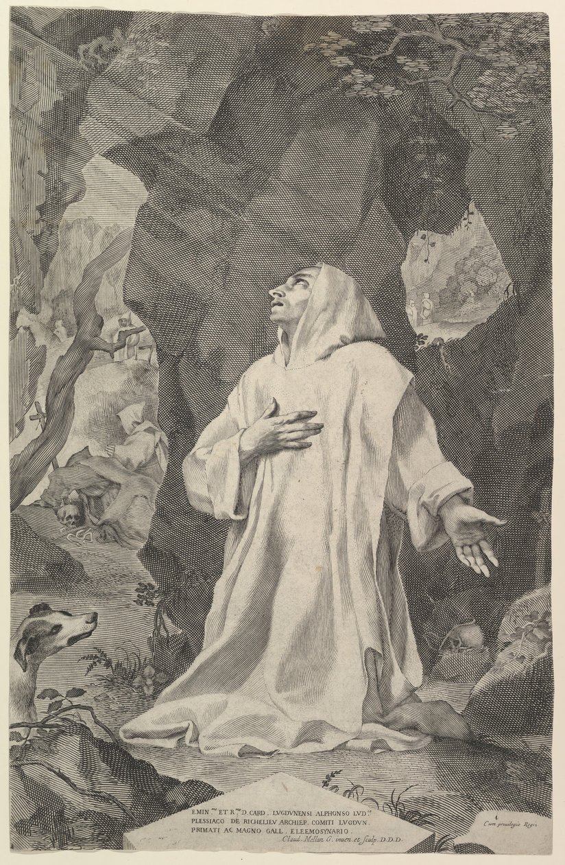 St. Bruno.  de Claude Mellan